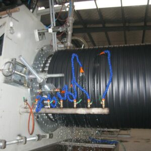 HDPE Huge Diameter Hollowness Wall Spiral Pipe Line