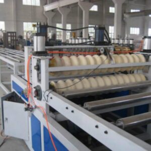 PVC wave board trapezoidal board production line