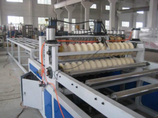 PVC wave board trapezoidal board production line