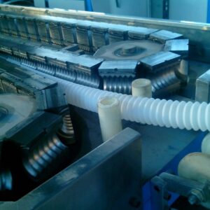 Plastic telescopic bellows equipment production line
